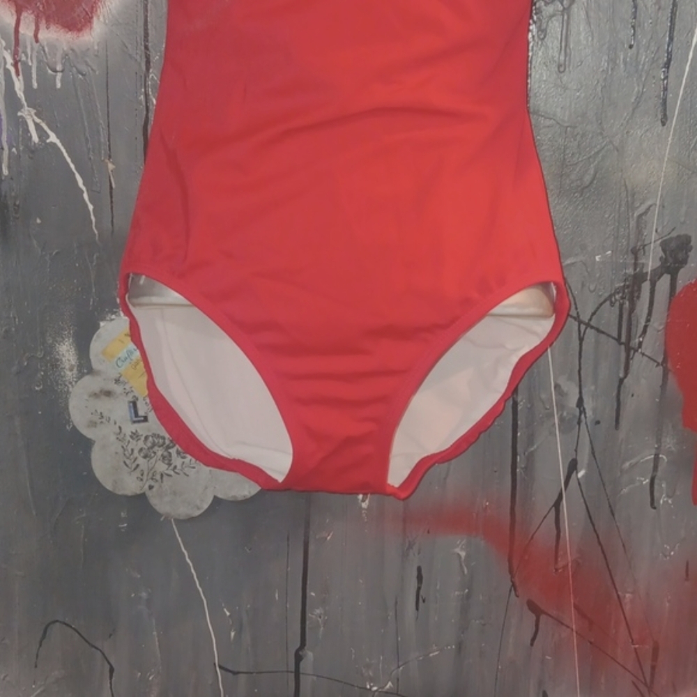 Red One-Piece Swimsuit - Picture 2 of 7